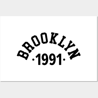 Brooklyn Chronicles: Celebrating Your Birth Year 1991 Posters and Art